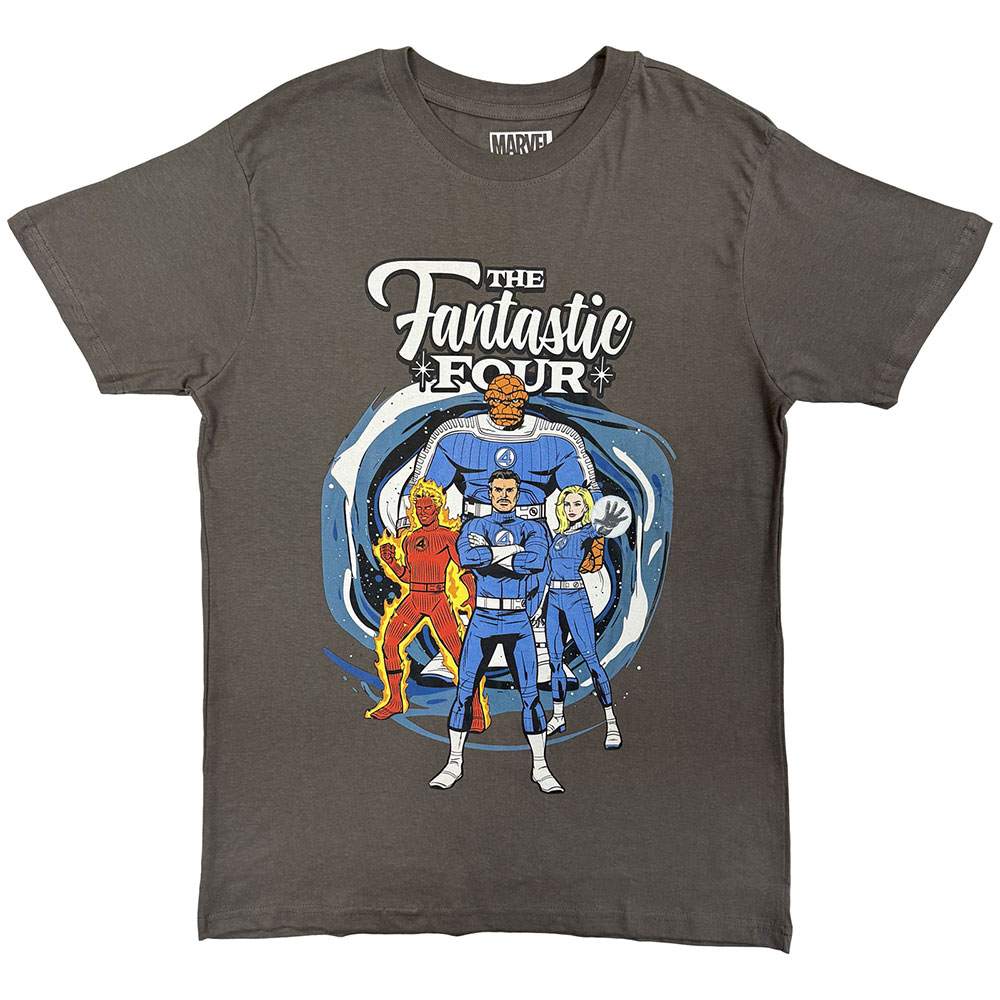 Marvel - Fantastic Four Portrait Herren TShirt - Grau